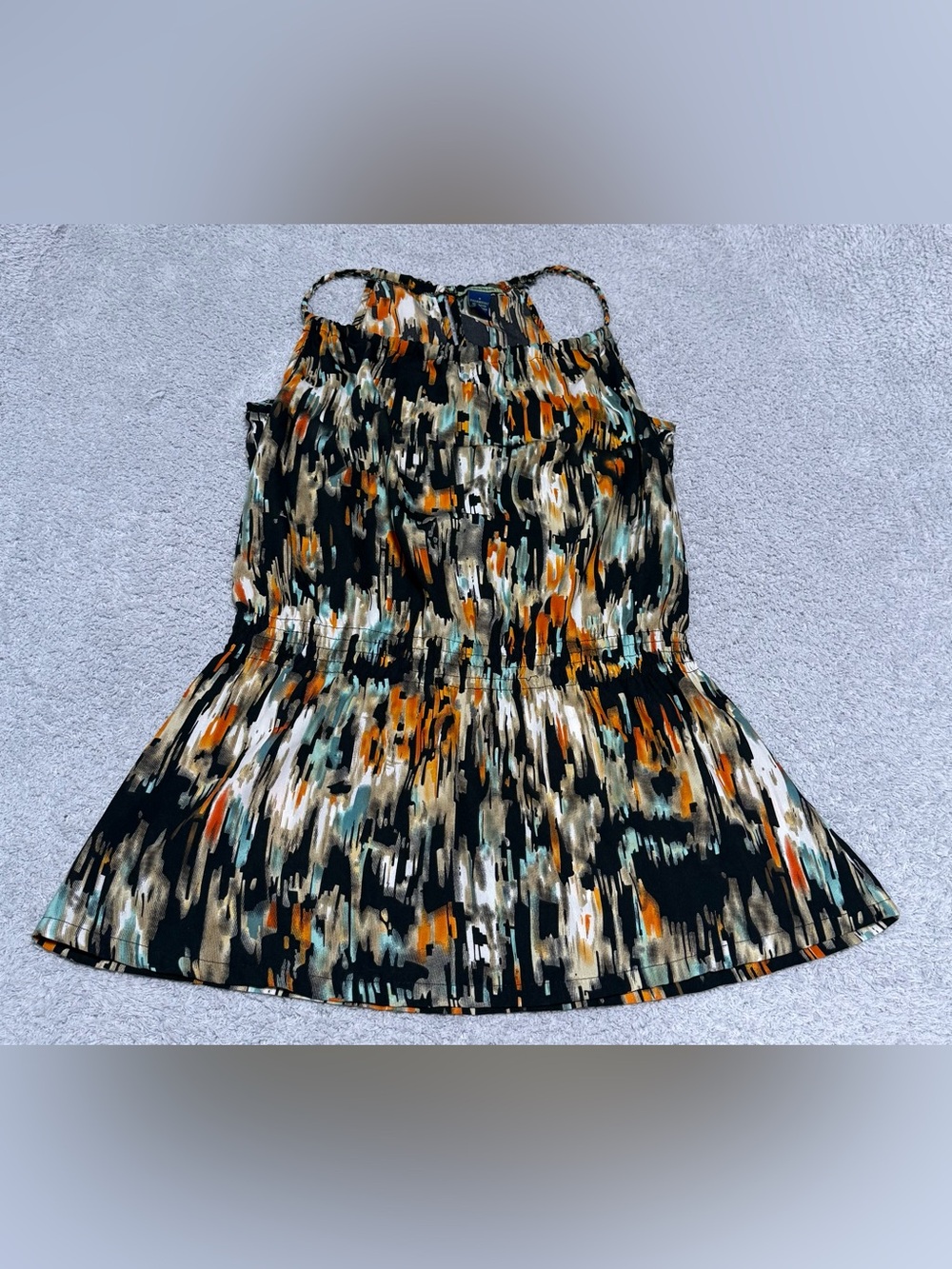 Free Hug Women’s Sleeveless Abstract Brushstroke Print Blouse Size Small